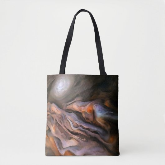 Tote Bag Abstrait d'une beauté obsédante en ocre et brun (Devant)