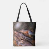 Tote Bag Abstrait d'une beauté obsédante en ocre et brun (Dos)