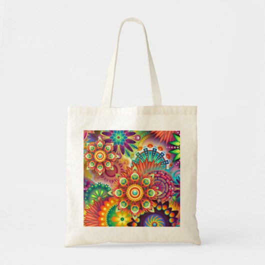Tote Bag Abstrait dynamique (Devant)