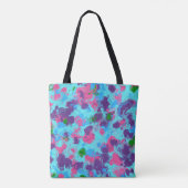 Tote Bag Abstrait éclaboussé de sirène (Dos)
