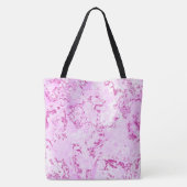 Tote Bag abstrait en marbre rose (Dos)