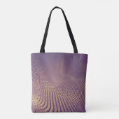 Tote Bag Abstrait espace polygonal bas poly foncé arrière - (Dos)