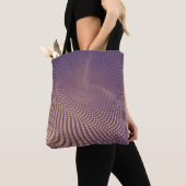 Tote Bag Abstrait espace polygonal bas poly foncé arrière - (De près)