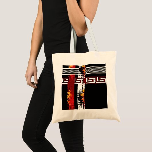 Tote Bag Abstrait, ethnique (Devant (produit))