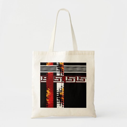 Tote Bag Abstrait, ethnique (Devant)