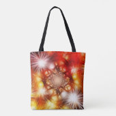 Tote Bag Abstrait Fireworks Stars Arrière - plan-34944 (Dos)