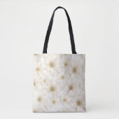 Tote Bag Abstrait floral ivoire (Devant)