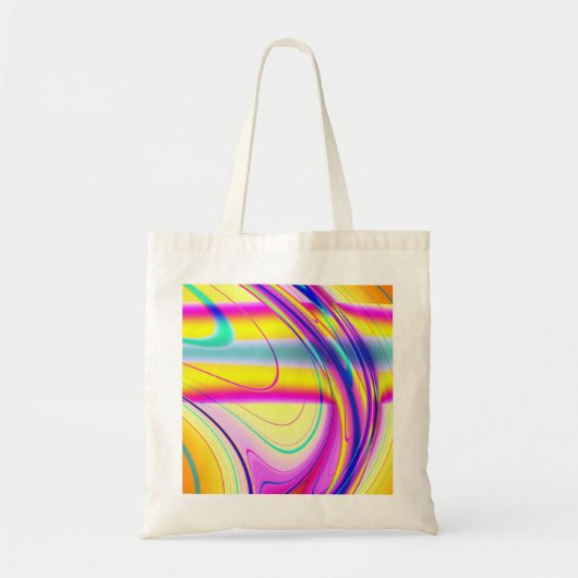 Tote Bag Abstrait fractal 061012f (Devant)