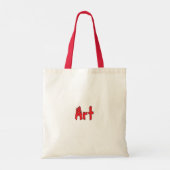 Tote Bag Abstrait géométrique (Dos)