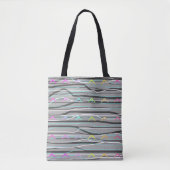 TOTE BAG ABSTRAIT GRAY (Devant)