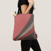 Tote Bag Abstrait imprimé simple géométrique moderne (De près)