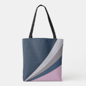 Tote Bag Abstrait imprimé simple géométrique moderne (Dos)