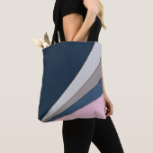 Tote Bag Abstrait imprimé simple géométrique moderne (De près)