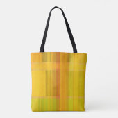 Tote Bag Abstrait moderne | Couleurs d'agrumes colorées (Dos)