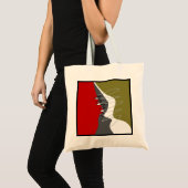 Tote Bag Abstrait, Moderne, Créatif, Oreillère à lancer app (Devant (produit))