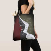 Tote Bag Abstrait, Moderne, Créatif, Oreillère à lancer app (De près)