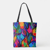 Tote Bag Abstrait multicolore (Dos)