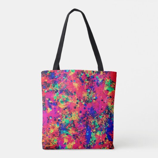 Tote Bag Abstrait multicolore (Dos)