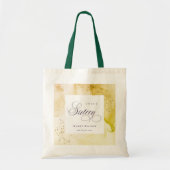 Tote Bag Abstrait Pastel Lime Green Sweet 16 Anniversaire (Devant)