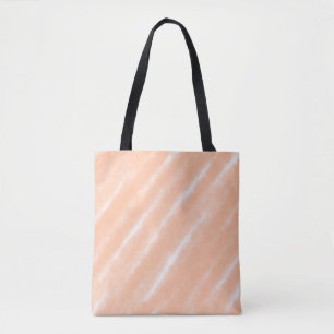 Tote Bag Abstrait Peach Fuzz Aquarelle Motif Moderne
