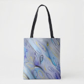Tote Bag Abstrait pourpre (Devant)