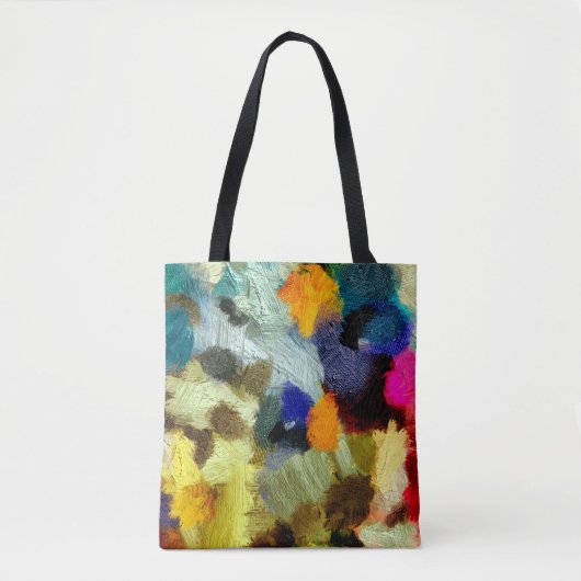 Tote Bag abstrait psychédélique grunge arrière - plan sty g (Devant)