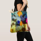 Tote Bag abstrait psychédélique grunge arrière - plan sty g (De près)
