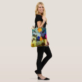 Tote Bag abstrait psychédélique grunge arrière - plan sty g (Sur le modèle)