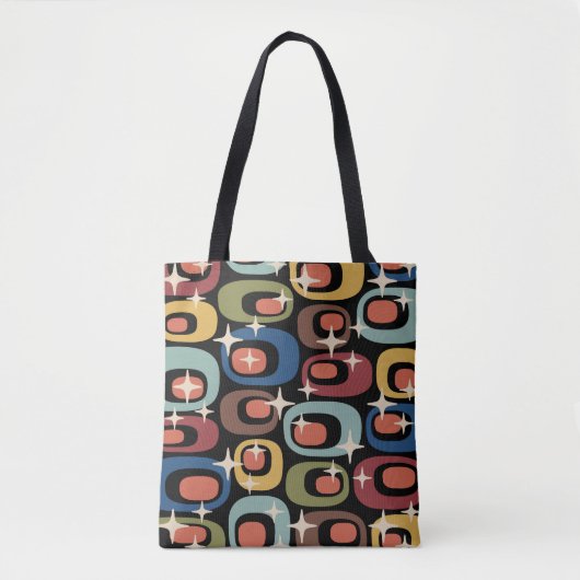 Tote Bag Abstrait Rétro Moderne du Milieu du Siècle (Devant)
