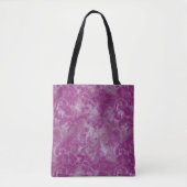 Tote Bag abstrait rose et blanc (Devant)