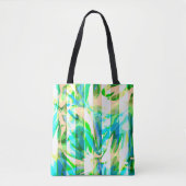 Tote Bag Abstrait sans couture brosse trait moderne multico (Devant)