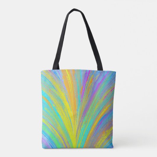 Tote Bag Abstrait Tropical Summer Fun (Dos)