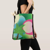 Tote Bag abstrait tropiques (De près)