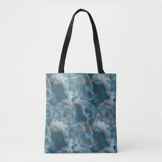 Tote Bag Abstrait turquoise (Devant)
