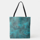 Tote Bag Abstrait turquoise (Devant)