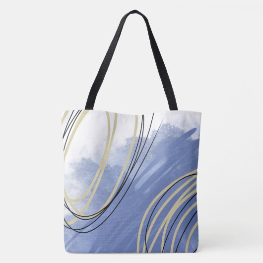 Tote Bag Abstraite Beach (Dos)