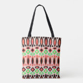 Tote Bag Abstraite folk ethno-africaine traditionnel (Dos)