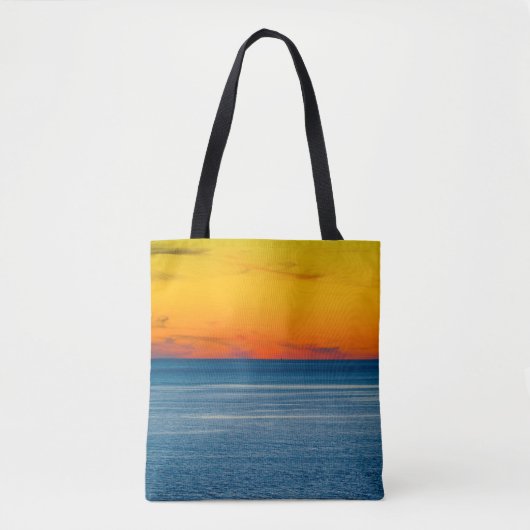 Tote Bag Abstraite longue exposition saisonnière avec inten (Devant)