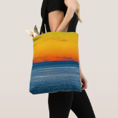 Tote Bag Abstraite longue exposition saisonnière avec inten (De près)