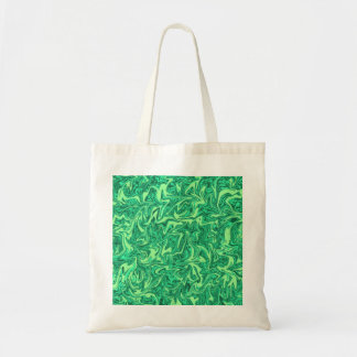 Tote Bag Abstraite spirale verte