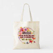 Tote Bag Abuela Les Aime Et Les Gâte De Les Snober (Dos)