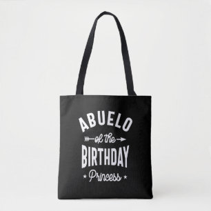 Tote Bag Abuelo De La Princesse D'Anniversaire