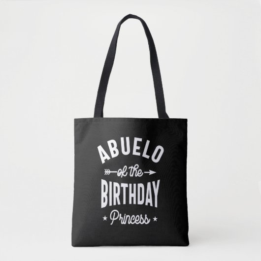 Tote Bag Abuelo De La Princesse D'Anniversaire (Devant)