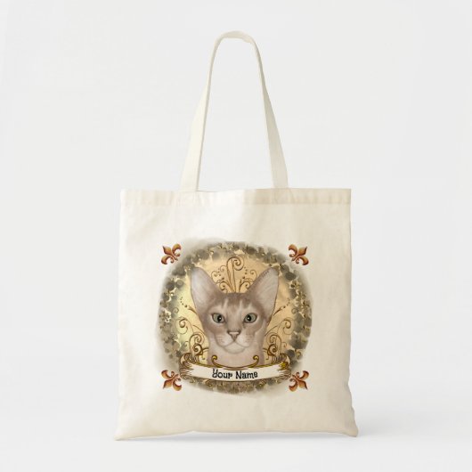 Tote Bag Abyssinian Fleur De Lis (Devant)