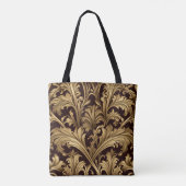 Tote Bag Acanthus Feuille (Ancien Ton Or) (Dos)