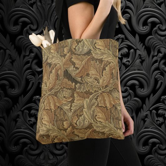 Tote Bag Acanthus Feuilles de William Morris, Antique Texti