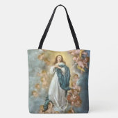 Tote Bag Acceptation de Vierge Marie béni (Dos)