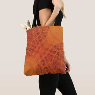 Tote Bag Acceptation   Médaillons de saumons rouges orange 