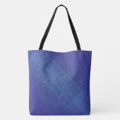 Tote Bag Acceptation | Motif de Blue Indigo Violet Shibori (Dos)
