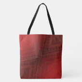 Tote Bag Acceptation | Motif de Boho Eclectique Rouge (Devant)